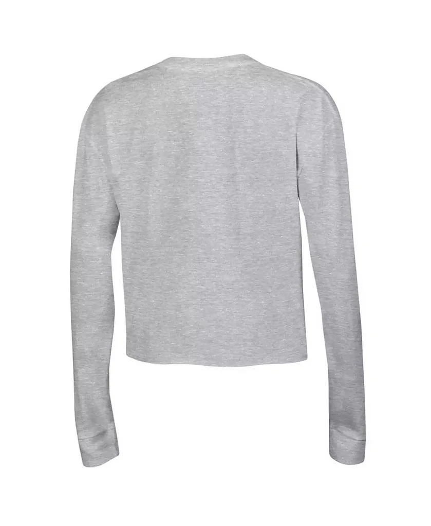 商品CHAMPION|Women's Gray Tennessee Volunteers Boyfriend Cropped Long Sleeve T-shirt,价格¥262,第3张图片详细描述