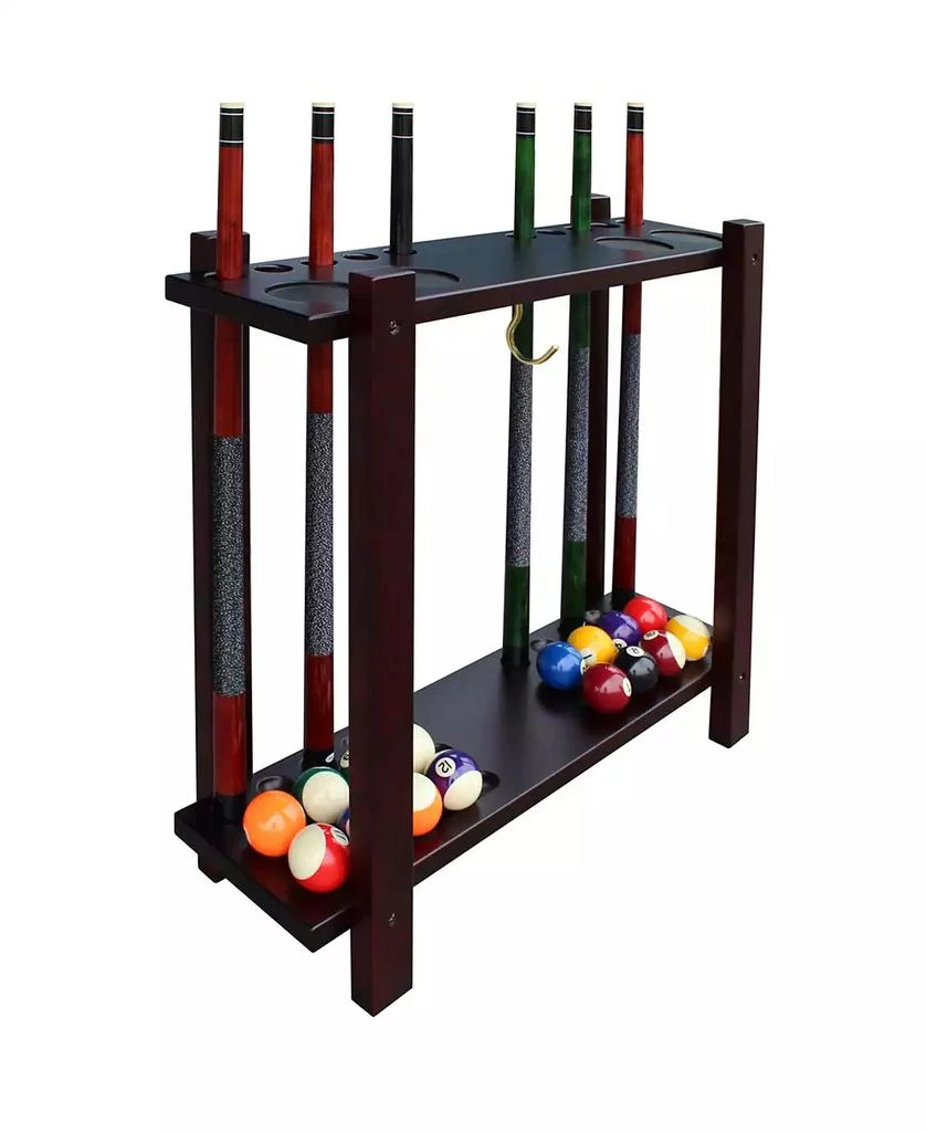 商品Blue Wave|Classic Floor Billiard Pool Cue Rack,价格¥2130,第2张图片详细描述