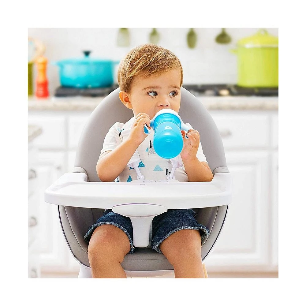 商品Munchkin|Gentle Transition Sippy Cup with Removable Handles, 10 oz, Blue,价格¥121,第3张图片详细描述