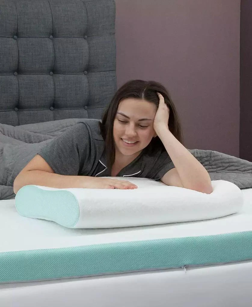 Natural Comfort Contour Memory Foam Pillow, Standard, Exclusively at Macy’s 商品