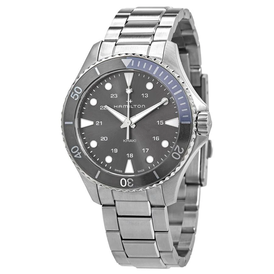 商品Hamilton|Khaki Navy Scuba Quartz Grey Dial Men's Watch H82211181,价格¥3160,第1张图片