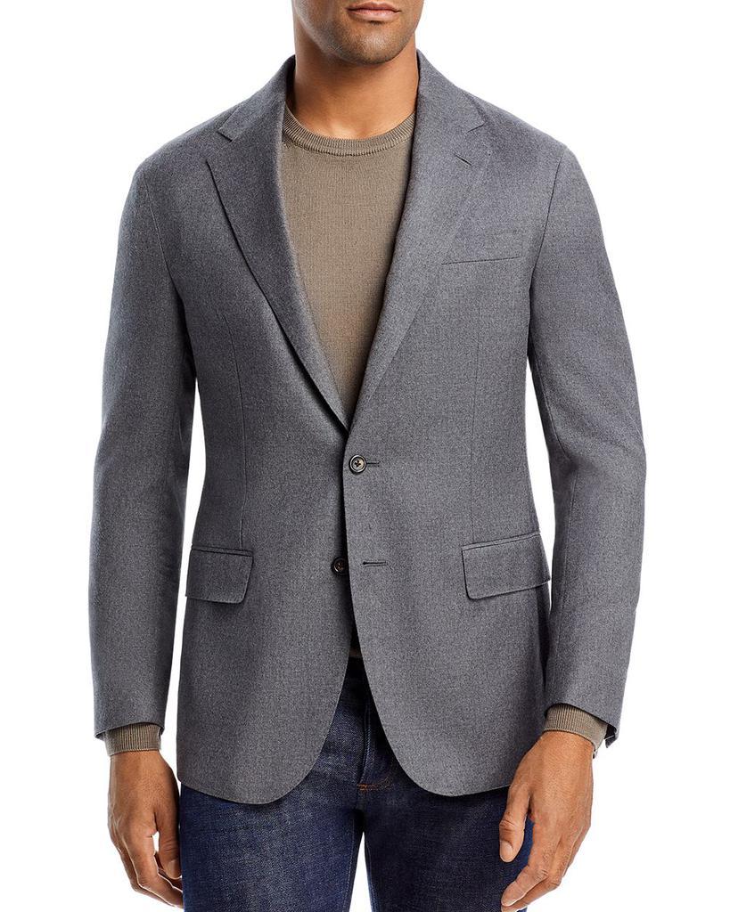 商品Ralph Lauren|Polo Soft Flannel Solid Slim Fit Suit Jacket,价格¥5133,第1张图片