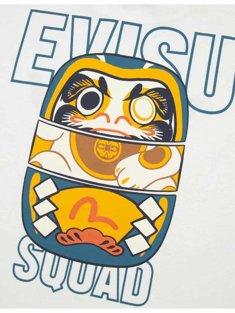 商品Evisu|Evisu White Cotton T-shirt,价格¥1020,第3张图片详细描述