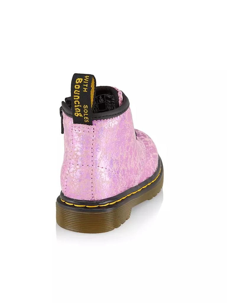 商品Dr. Martens|Baby Girl's,Little Girl's & Girl's 1460 Crinkled Metallic Boots,价格¥550,第2张图片详细描述