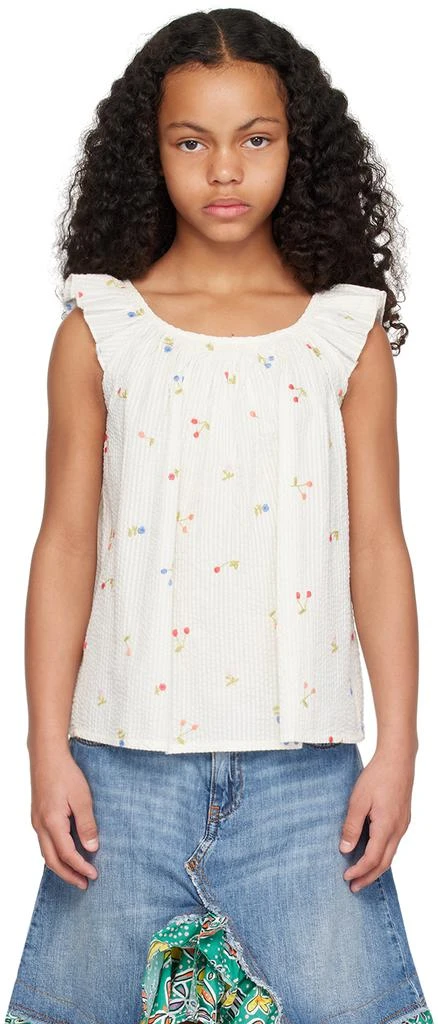 商品Bonpoint|Kids White Genia Blouse,价格¥630,第1张图片