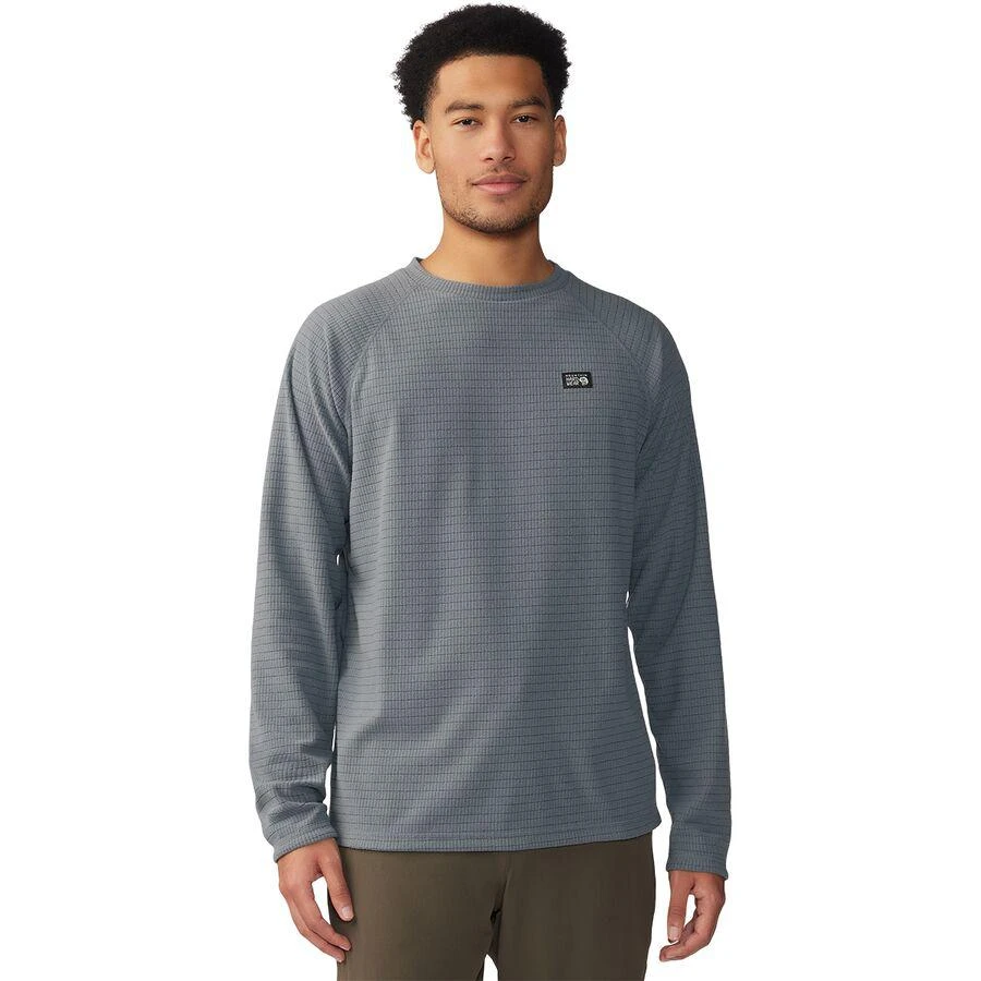 商品Mountain Hardwear|Summit Grid Long-Sleeve Crew - Men's,价格¥287,第1张图片