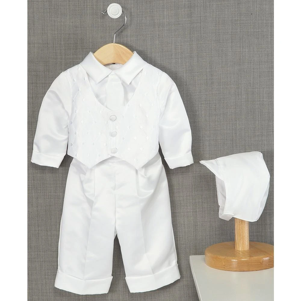 商品Lauren Madison|Baby Boys' Hat & Suit Christening Set,价格¥509,第1张图片