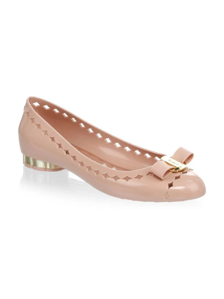 商品Salvatore Ferragamo|Salvatore Ferragamo - Buckle Cutout Flats,价格¥2635,第2张图片详细描述