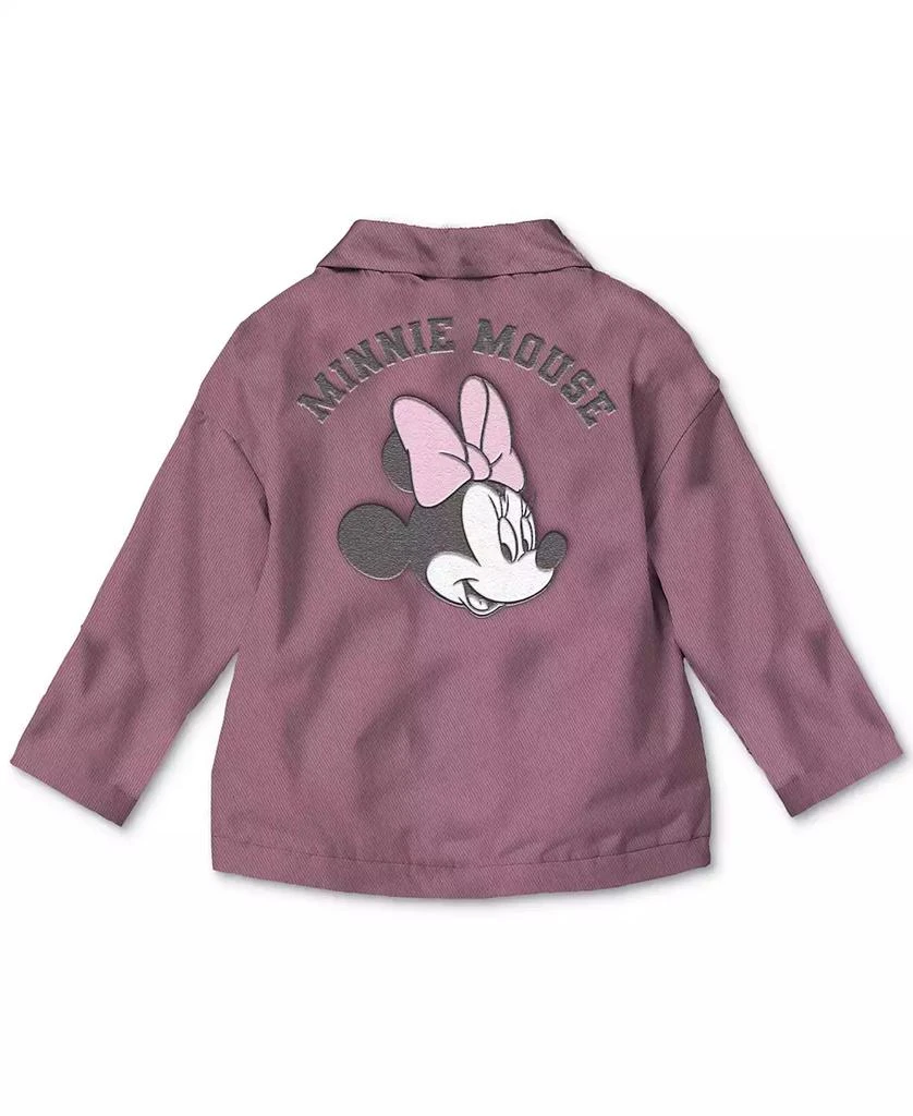 商品Disney|Baby Girls Minnie Mouse Jacket, Top & Ribbed Leggings, 3 Piece Set,价格¥176,第3张图片详细描述