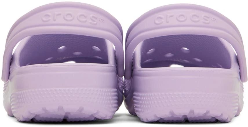 商品Crocs|Purple Classic Clogs,价格¥237,第2张图片详细描述