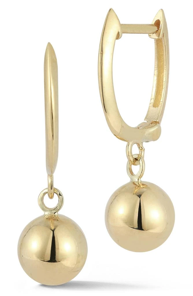 商品Ember Fine Jewelry|14K Gold Huggie Drop Earrings,价格¥3300,第1张图片