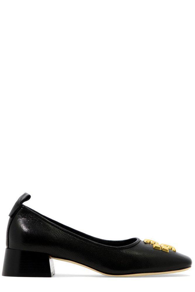 商品Tory Burch|Tory Burch Logo Plaque Slip-On Pumps,价格¥2408-¥2513,第1张图片