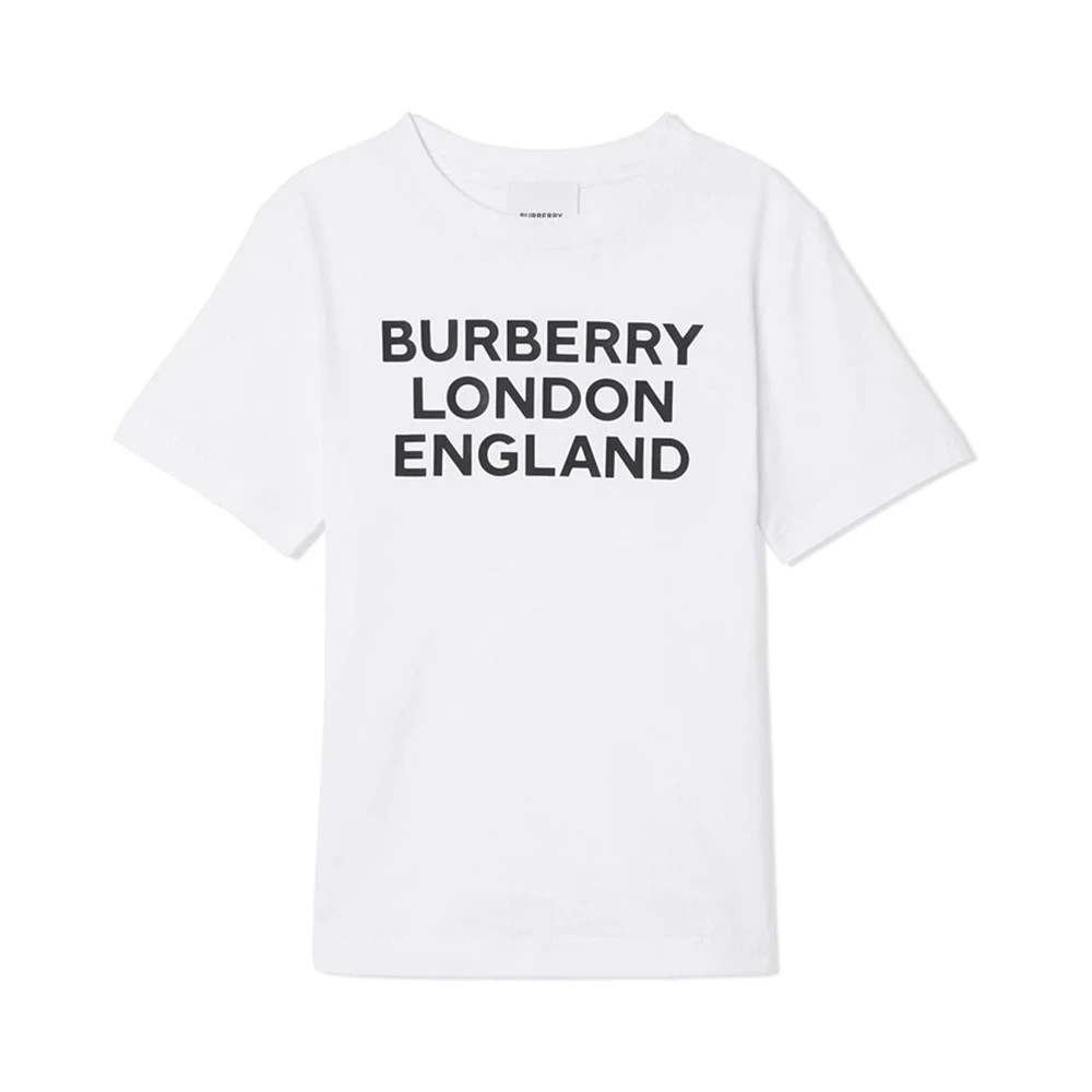 商品Burberry|BURBERRY 白色男童T恤 8028811,价格¥1044,第1张图片