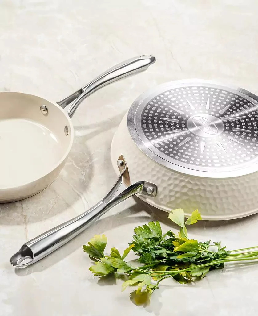 商品Gotham Steel|Hammered Ceramic Coating XL Family Sized 14" Frying Pan with Glass Lid,价格¥667,第3张图片详细描述