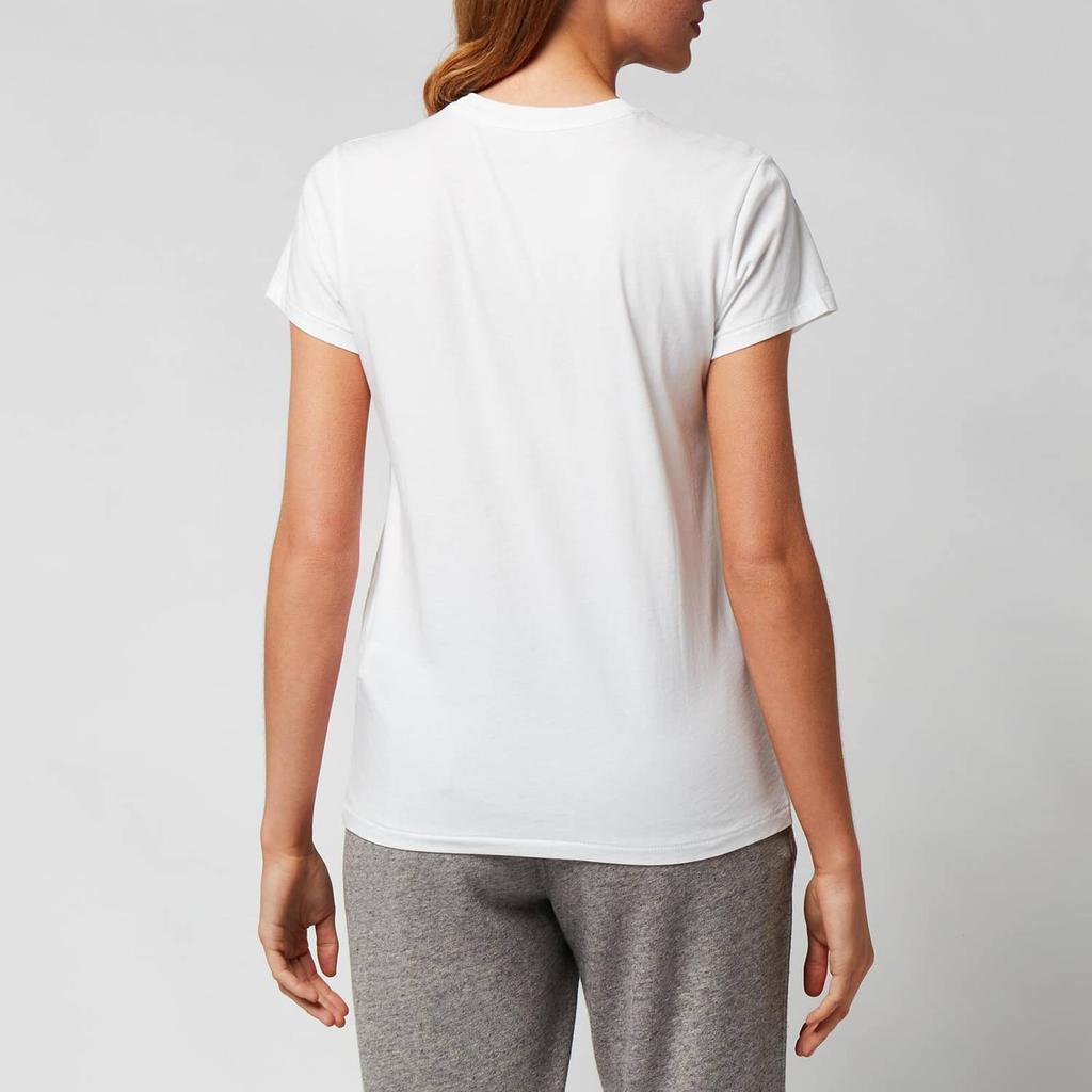 商品Ralph Lauren|Polo Ralph Lauren Women's Polo Logo T-Shirt - White,价格¥338,第4张图片详细描述