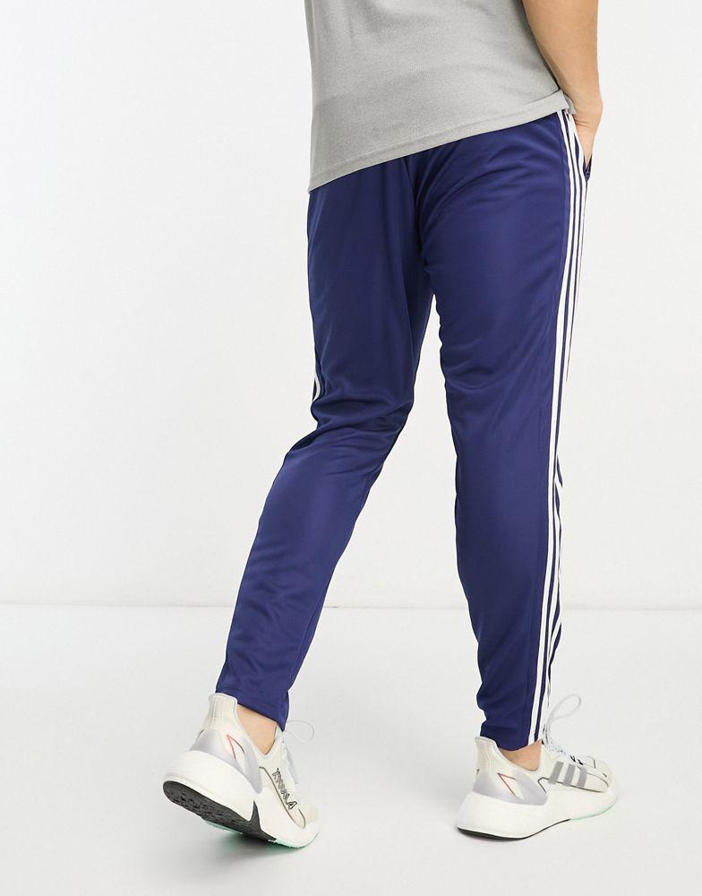 adidas Training Train Essentials 3 stripe joggers in navy商品第4张图片规格展示