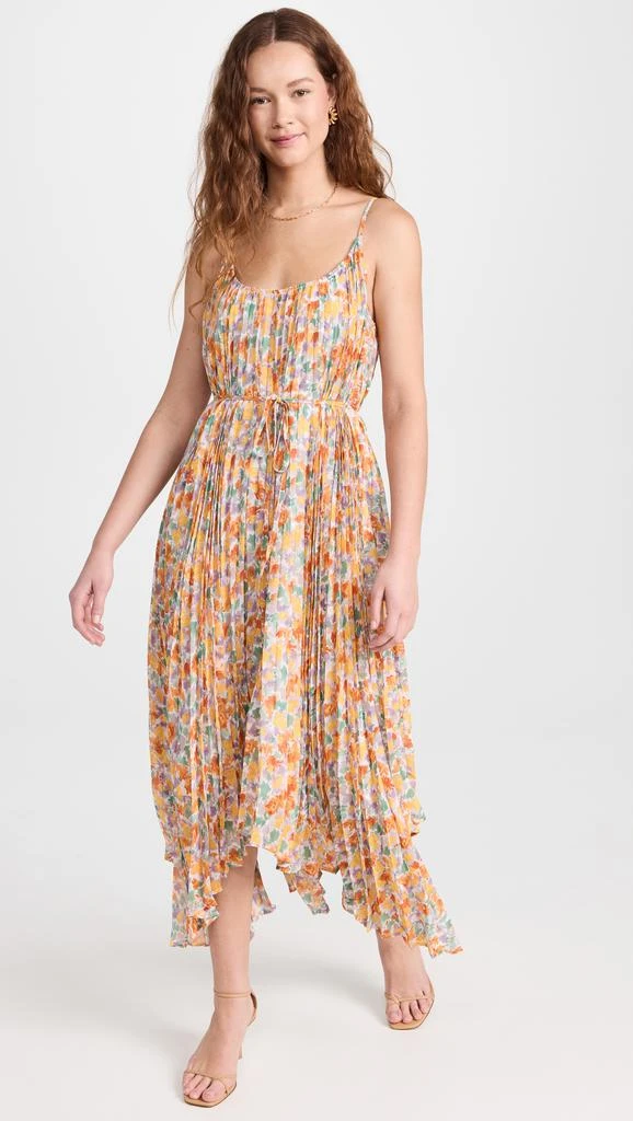 商品Endless Rose|褶皱瀑布式长连衣裙,价格¥268,第4张图片详细描述