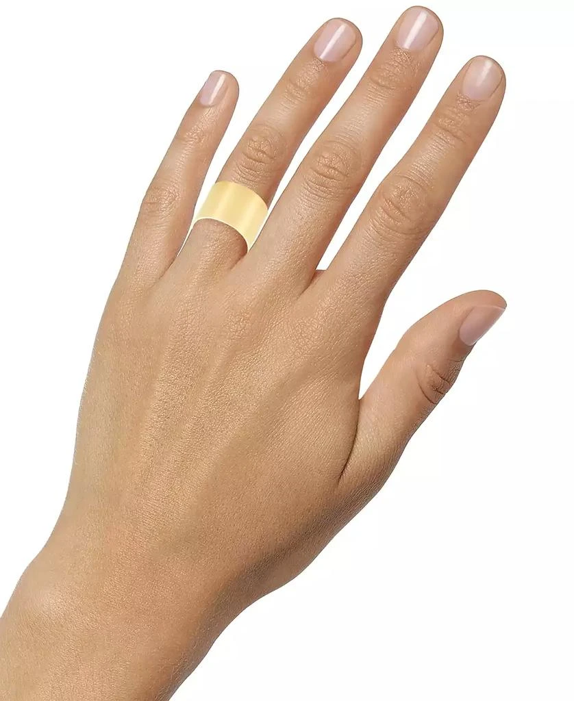 商品ADORNIA|Gold-Tone Water-Resistant Cigar Band Ring,价格¥152,第2张图片详细描述