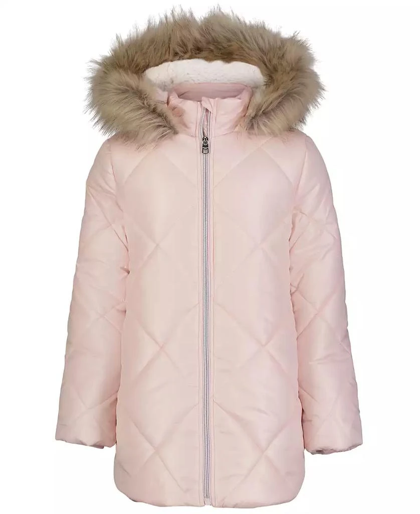 商品Calvin Klein|Big Girls Diamond Quilt Puffer Jacket,价格¥360,第1张图片