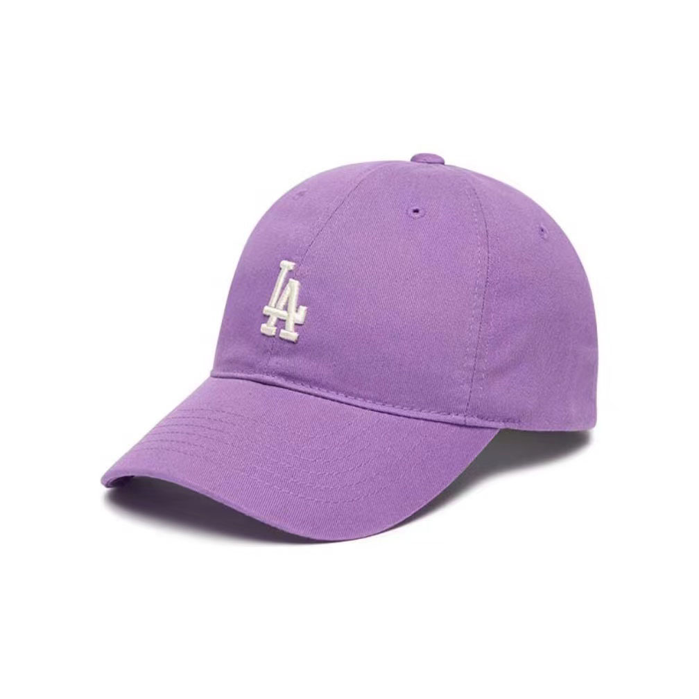 【享贝家】MLB LOGO 白LA刺绣棒球帽 紫色 男女同款 3ACP7701NK0017-07PPN商品第3张图片规格展示