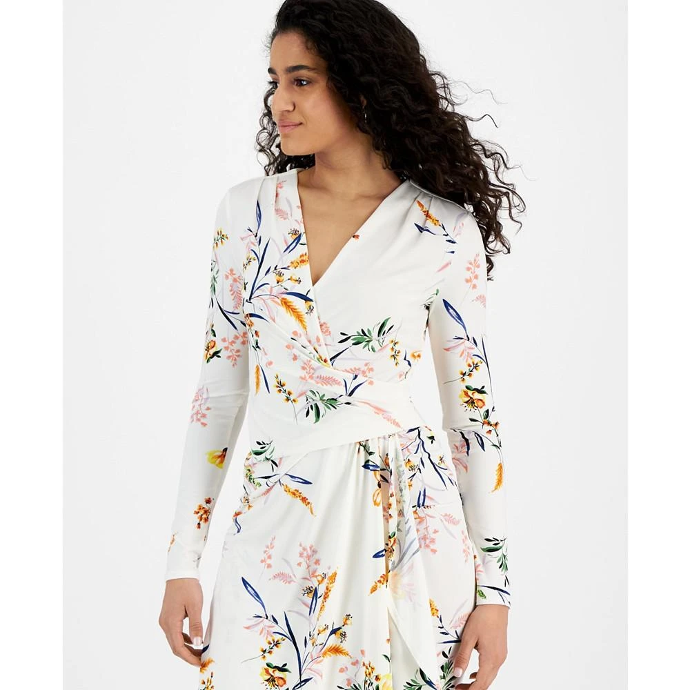 商品RACHEL Rachel Roy|Women's Nola V-Neck Jersey Midi Dress,价格¥885,第4张图片详细描述