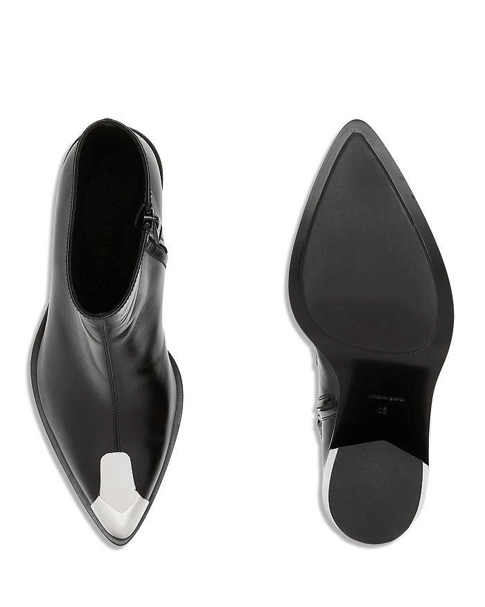 商品Alexander McQueen|Women's High Block Heel Booties,价格¥8746,第3张图片详细描述
