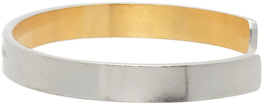 商品MAISON MARGIELA|Silver Palladio Logo Bracelet,价格¥2087,第3张图片详细描述