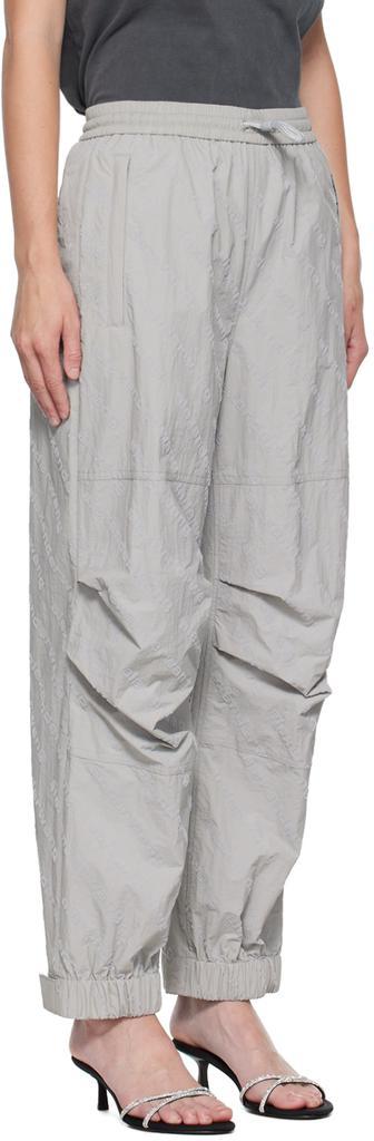 商品Alexander Wang|Gray Flocked Track Pants,价格¥2581,第4张图片详细描述