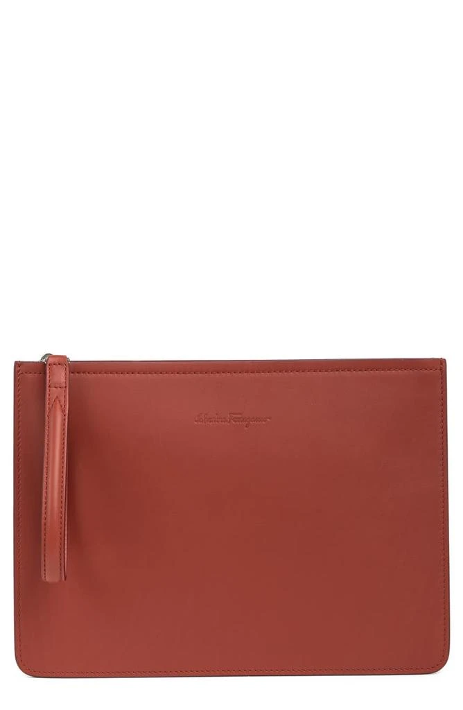 商品Salvatore Ferragamo|Slim Leather Pouch,价格¥2249,第1张图片