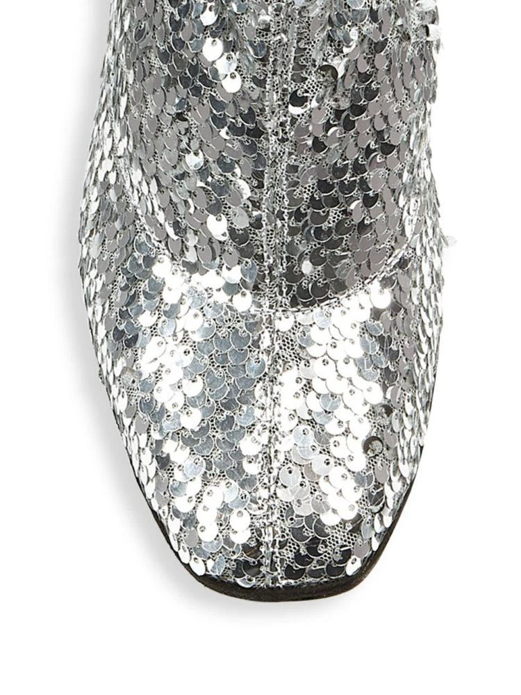 商品Giuseppe Zanotti|Sequin 105 Metallic Booties,价格¥2685,第3张图片详细描述