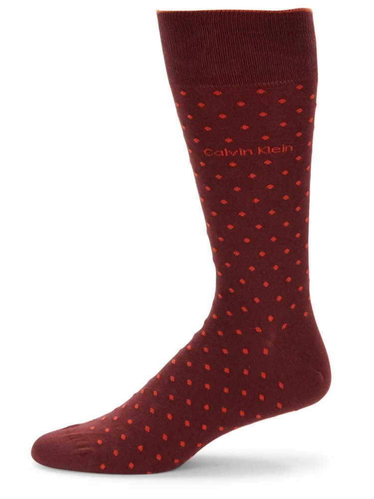 商品Calvin Klein|Pin Dot Crew Socks,价格¥73,第1张图片