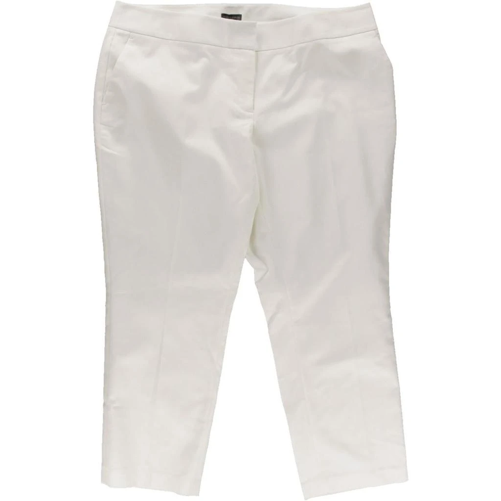 商品Vince Camuto|Vince Camuto Womens Plus Flat Front Solid Ankle Pants,价格¥69,第2张图片详细描述