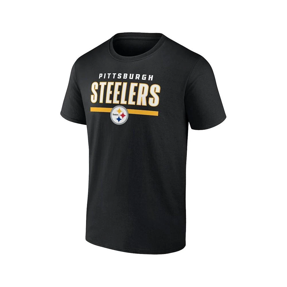 商品Fanatics|Men's Branded Black Pittsburgh Steelers Speed and Agility T-shirt,价格¥228,第3张图片详细描述