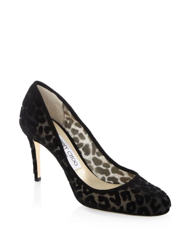 商品Jimmy Choo|Bridget 85 Leopard-Print Pumps,价格¥2248,第1张图片