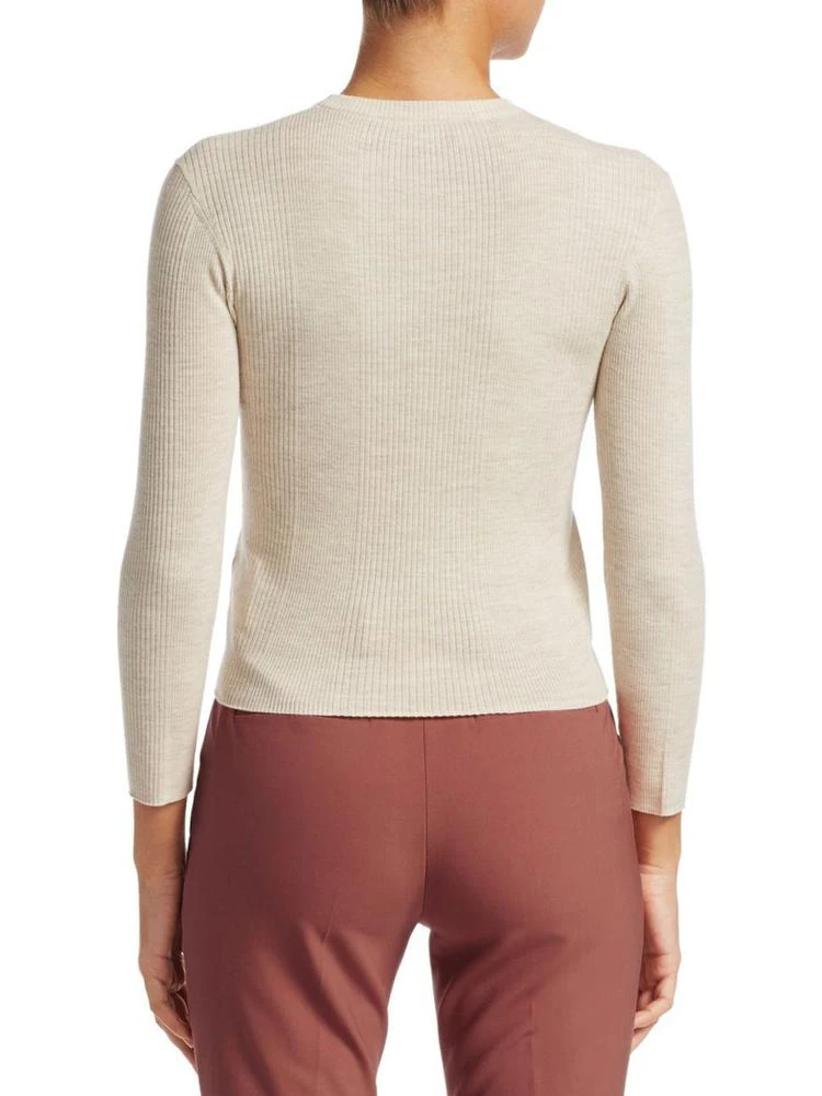 商品Theory|Refine Ribbed Wool Crewneck,价格¥891,第2张图片详细描述