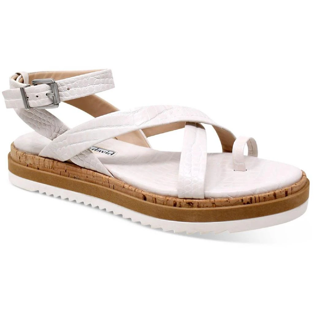 商品Charles David|Charles David Womens Chance Leather Crocodile Print Slingback Sandals,价格¥269,第1张图片