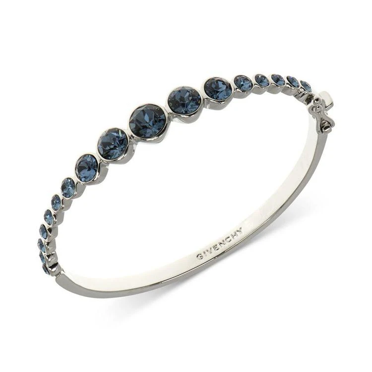 商品Givenchy|silver-tone Blue Crystal Bangle Bracelet,价格¥434,第2张图片详细描述