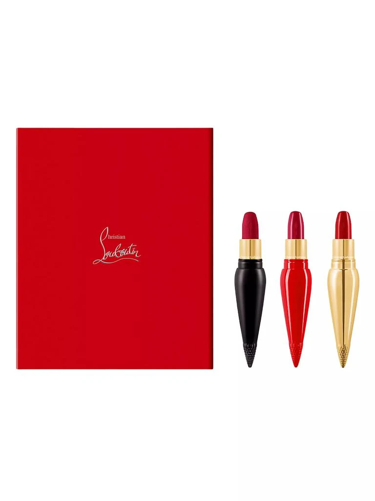 商品Christian Louboutin|Lip Trio Rouge Louboutin Coffret,价格¥2247,第1张图片