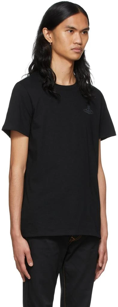 商品Vivienne Westwood|Two-Pack Black Organic Cotton T-Shirt,价格¥637,第2张图片详细描述
