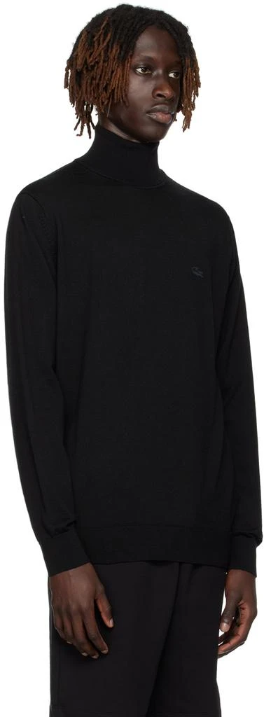 商品Lacoste|Black Striped Turtleneck,价格¥552,第2张图片详细描述