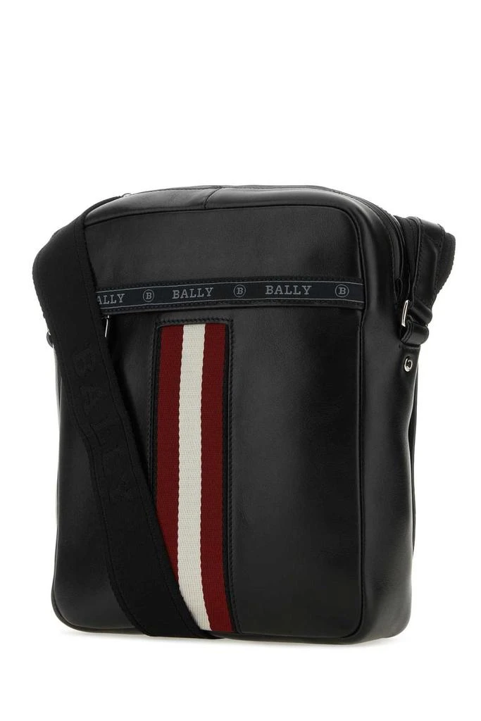 商品Bally|Bally Logo Printed Striped Zipped Messenger Bag,价格¥4412,第3张图片详细描述