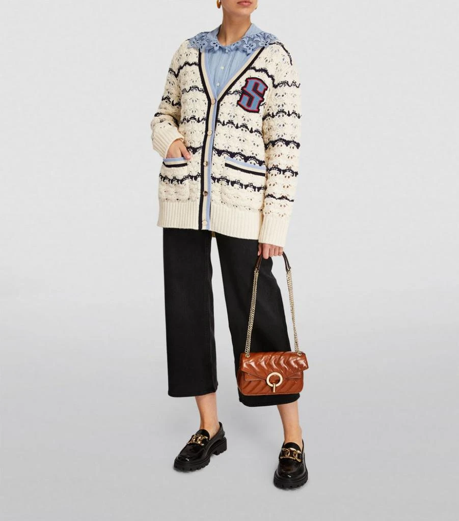 商品Sandro|Wool-Rich Striped Cardigan,价格¥1512,第2张图片详细描述