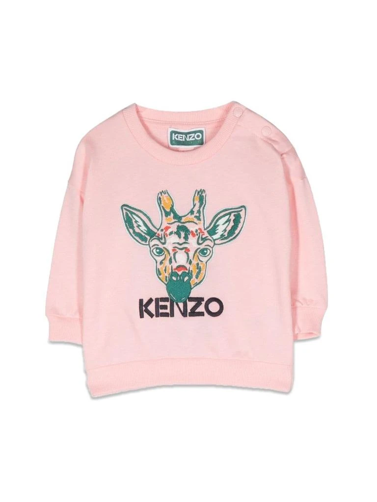 商品Kenzo|Kenzo Kids Giraffe Printed Crewneck Sweatshirt,价格¥428,第1张图片