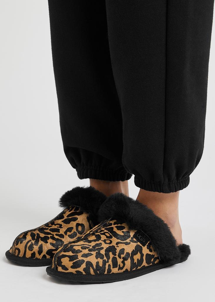 商品UGG|Scuffette II panther-print calf hair slippers,价格¥823,第7张图片详细描述