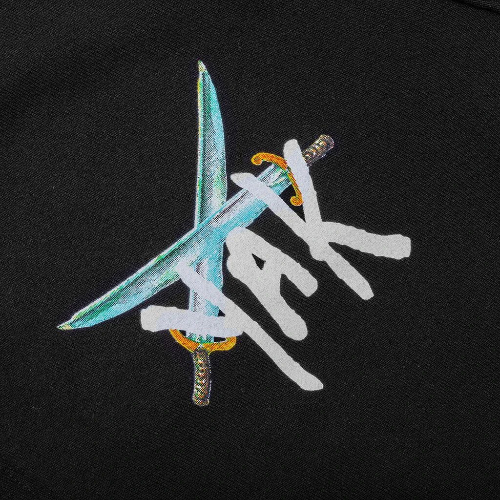 商品Nahmias|Nahmias x Kodak Black KTB Sweatpants - Black,价格¥3223,第3张图片详细描述