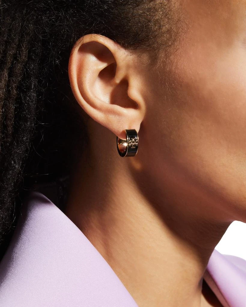 商品Tory Burch|Kira Enamel Hoop Earrings,价格¥922,第2张图片详细描述
