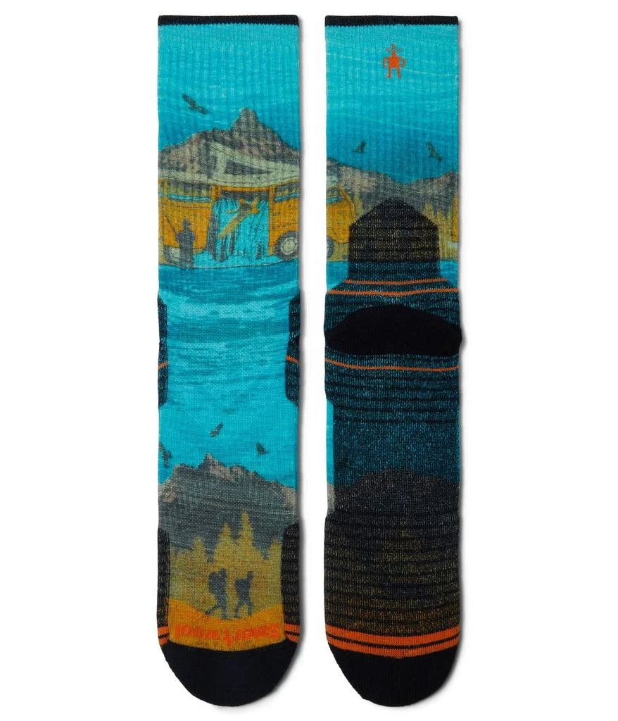 商品SmartWool|Hike Light Cushion Great Excursion Print Crew Socks,价格¥188,第2张图片详细描述