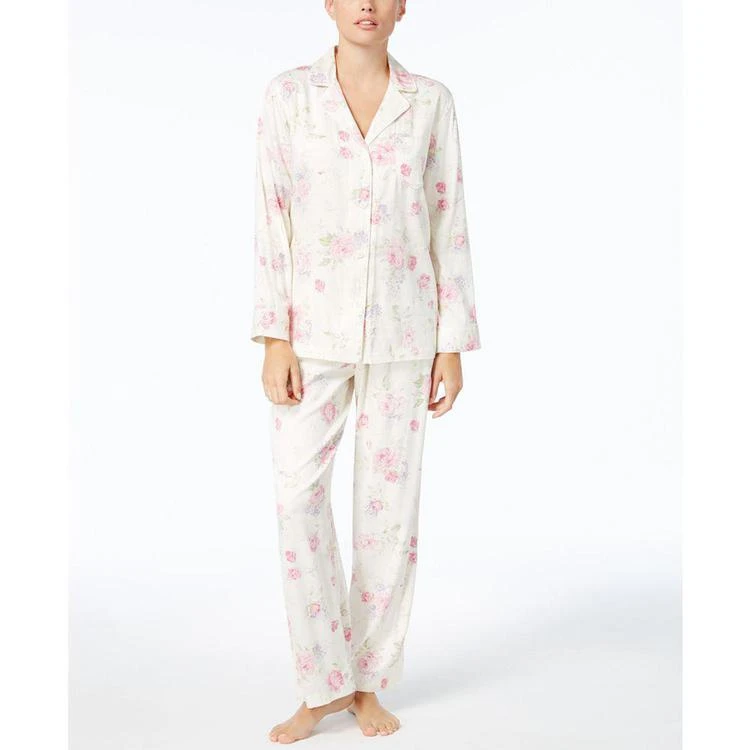 商品Ralph Lauren|Printed Sateen Pajama Set,价格¥359,第1张图片