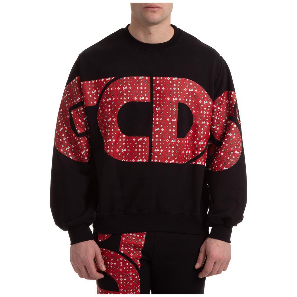 商品GCDS|GCDS Logo Printed Sweatshirt - M / Black,价格¥3189,第1张图片