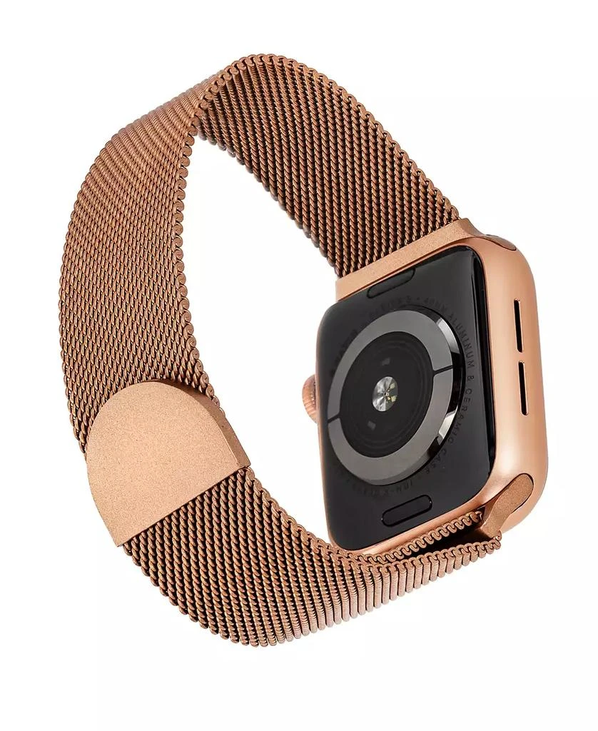 商品WITHit|Rose Gold-Tone Stainless Steel Mesh Band designed for Apple Watch® 42mm (Series 1-3 only) & 44/45/46/49mm (Ultra & Ultra 2),价格¥112,第3张图片详细描述